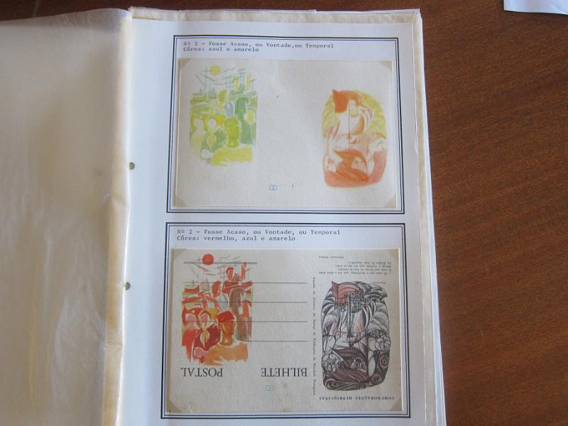 0022 (13).JPG -     Lote:    22      Inteiros Postais      Lotes Especiais       Descrição:      Portugal    1960 &mdash; 5.º Centenário da Morte do Infante D. Henrique. OM146, tipos A, B. C e D. Estudo especializado com 44 provas progressivas e de cor de toda a emissão. Único conjunto conhecido.         PRV       Valor Base:     &euro; 500,00     Valor Venda:     Retirado     